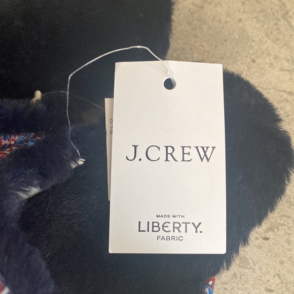 J. Crew Sherpa-lined Slippers In Liberty Print - Picture 11 of 11